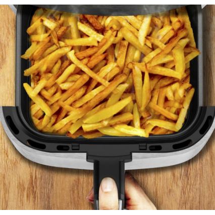 Tefal - Fritadeira sem óleo 4,2 L EASY FRY&GRILL 2 em 1 1550 W/230 V em aço inoxidável