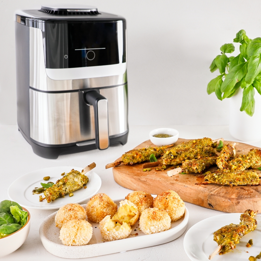 Tefal - Fritadeira sem óleo 5 L EASY FRY SILENCE 10 em 1 1400-1670W/230V