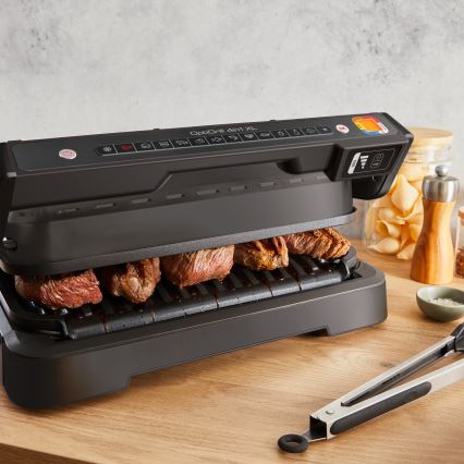 Tefal - Grelhador de contacto OPTIGRILL 2200W/230V preto