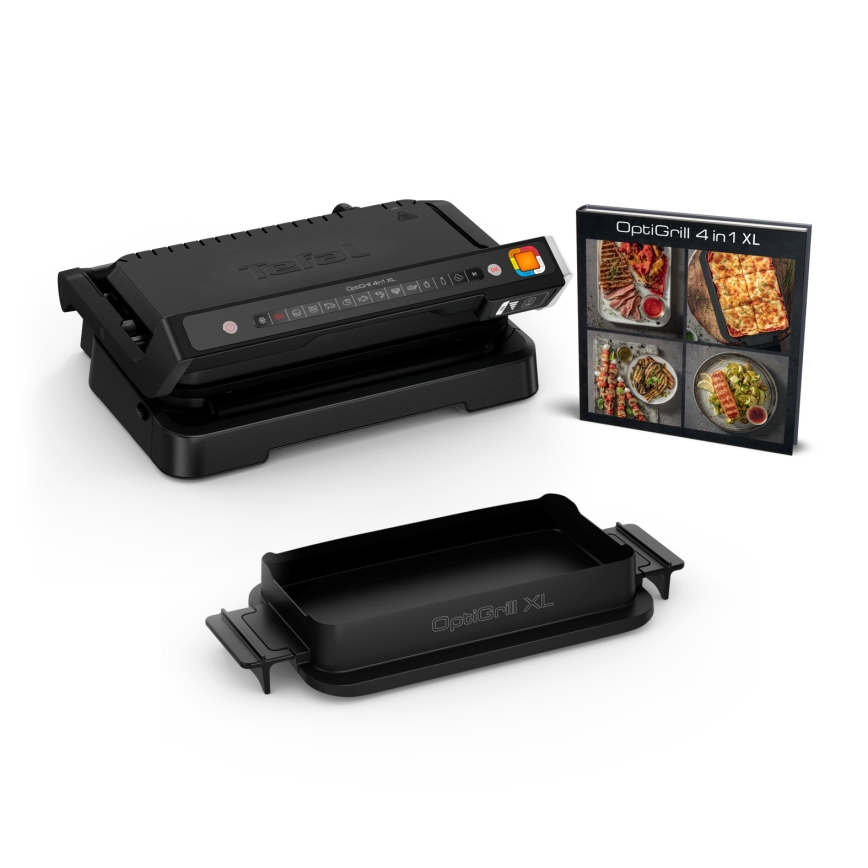 Tefal - Grelhador de contacto OPTIGRILL 2200W/230V preto