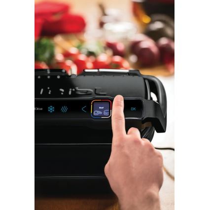 Tefal - Grelhador de contacto OPTIGRILL ELITE 2000W/230V preto
