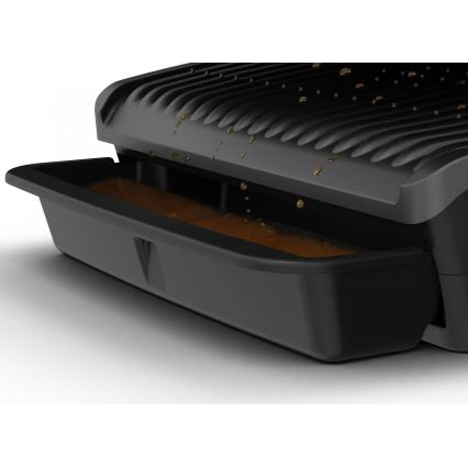 Tefal - Grelhador de contacto OPTIGRILL ELITE 2000W/230V preto
