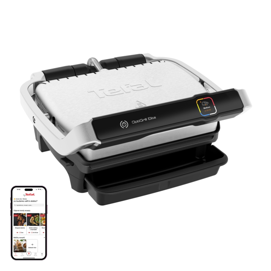 Tefal - Grelhador elétrico OPTIGRILL ELITE 2000W/230V