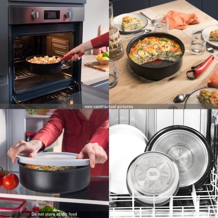 Tefal - Jogo de 3 frigideiras INGENIO INTENS' CERAM