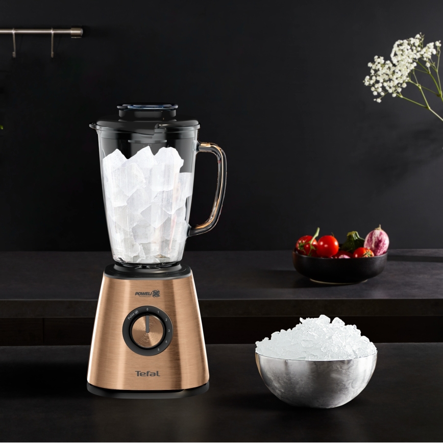 Tefal - Liquidificador de bancada  1,75 l BLENDFORCE 800W/230V cobre