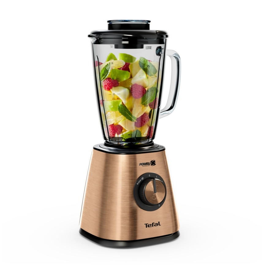 Tefal - Liquidificador de bancada  1,75 l BLENDFORCE 800W/230V cobre