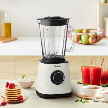 Tefal - Liquidificador de bancada 2 l PERFECTMIX ESSENTIAL 1200W/230V branco