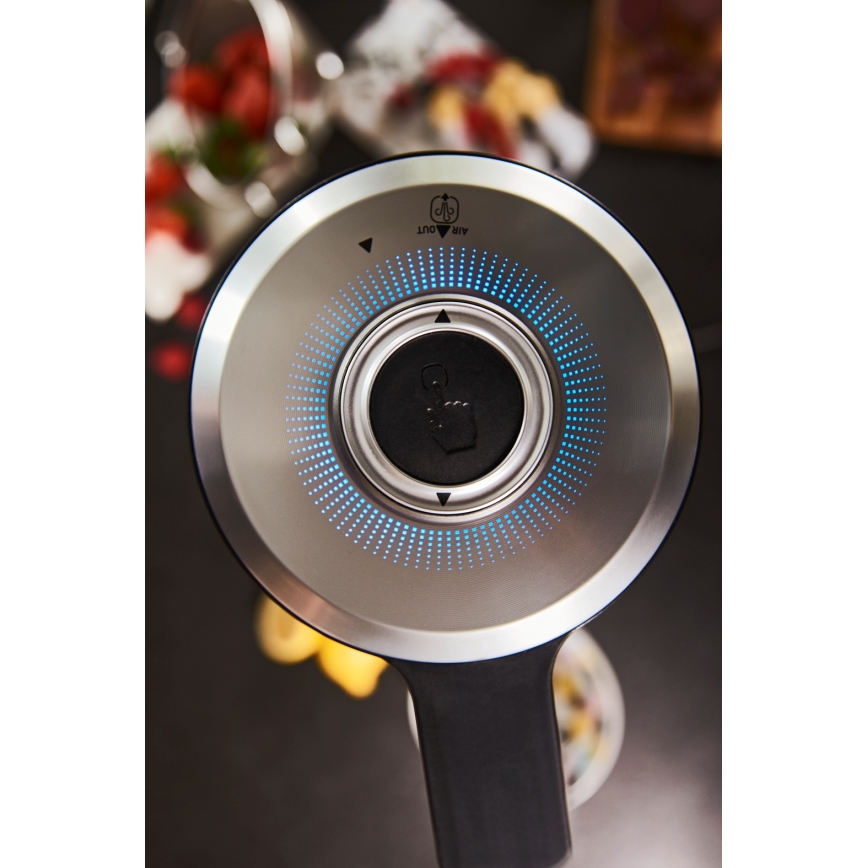 Tefal - Liquidificador de bancada com função de aquecimento HIGH SPEED ULTRABLEND BOOST 1300W/230V cinzento