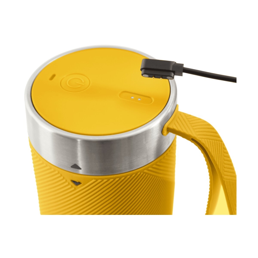 Tefal - Liquidificador de batidos BLENDFORCE 50W/5V 1200 mAh amarelo