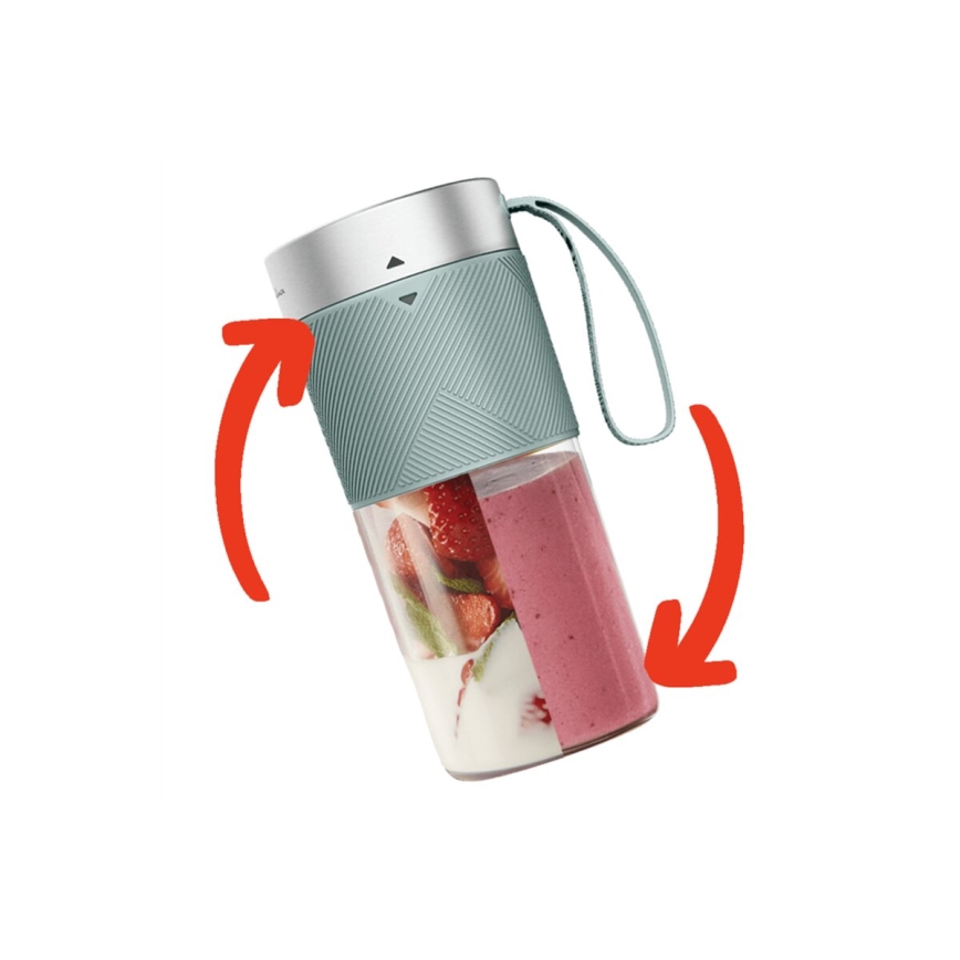 Tefal - Liquidificador de batidos BLENDFORCE 50W/5V 1200 mAh menta