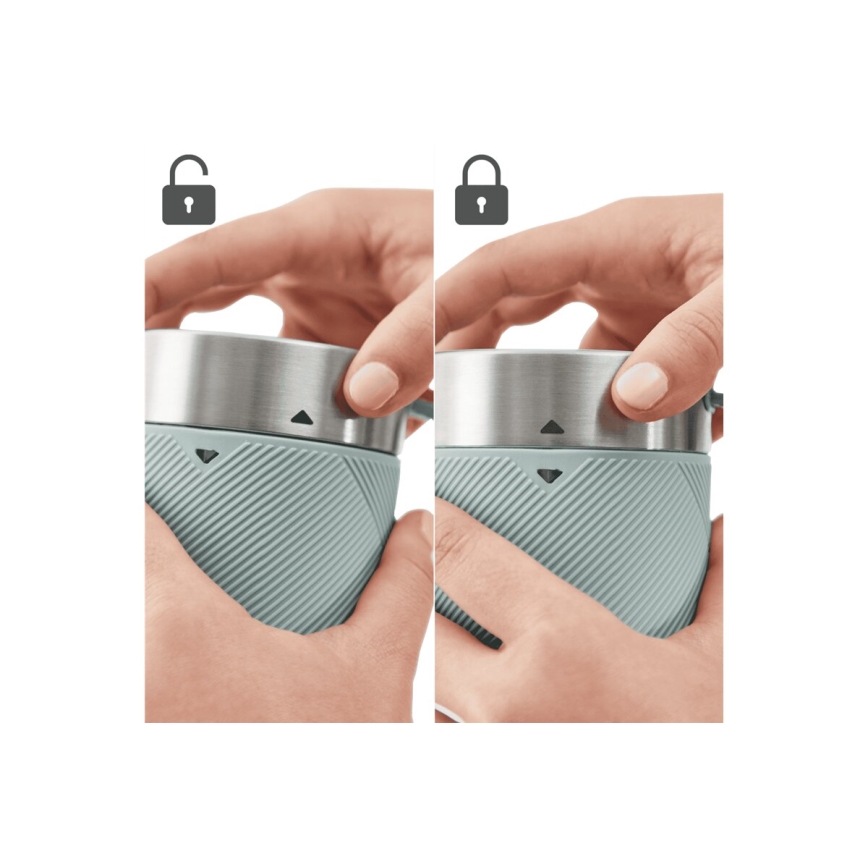 Tefal - Liquidificador de batidos BLENDFORCE 50W/5V 1200 mAh menta