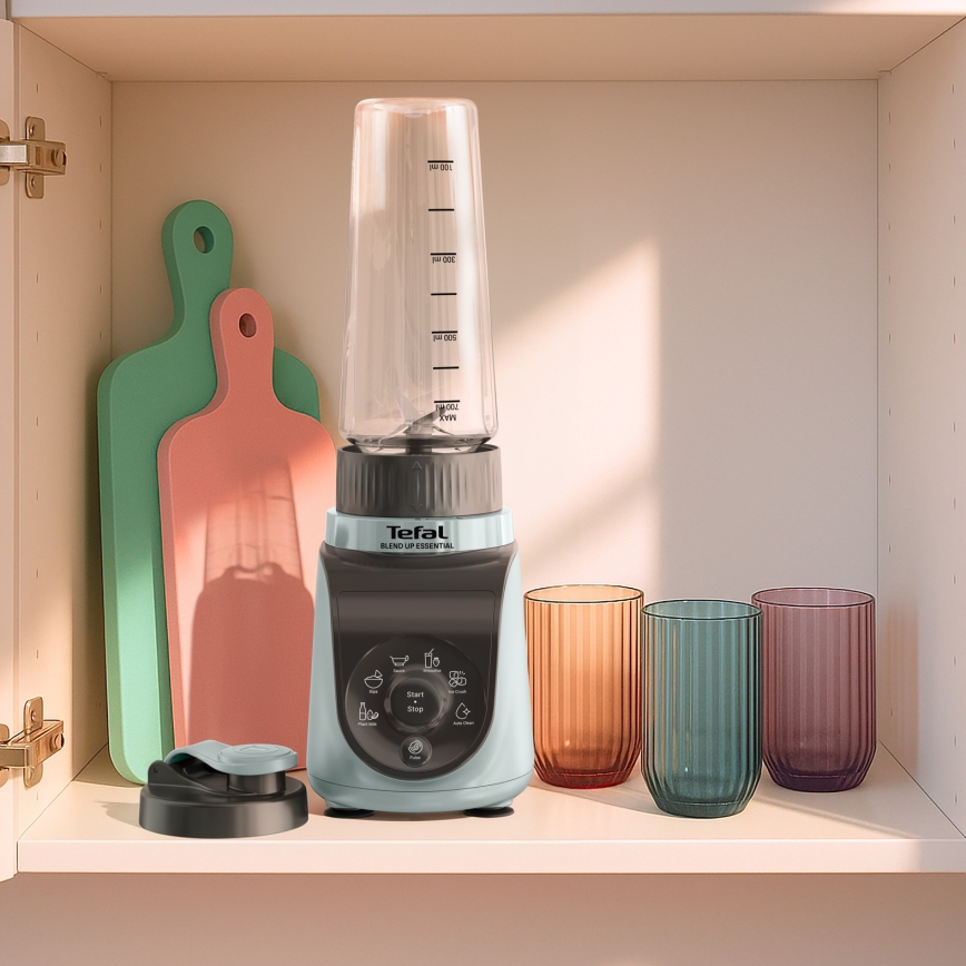 Tefal - Liquidificador para smoothies BLEND UP ESSENTIAL 800W/5V 1200 mAh