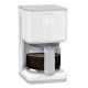 Tefal - Máquina de café com gotejamento e LCD ecrã SENSE 1000W/230V branco