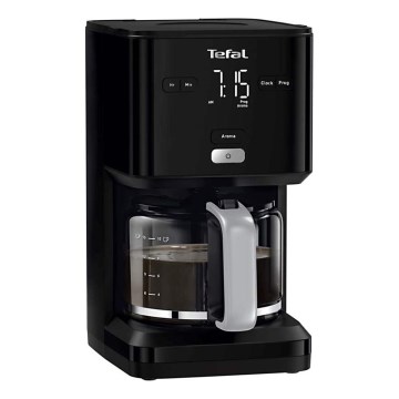 Tefal - Máquina de café com visor LCD 1000W/230V preto