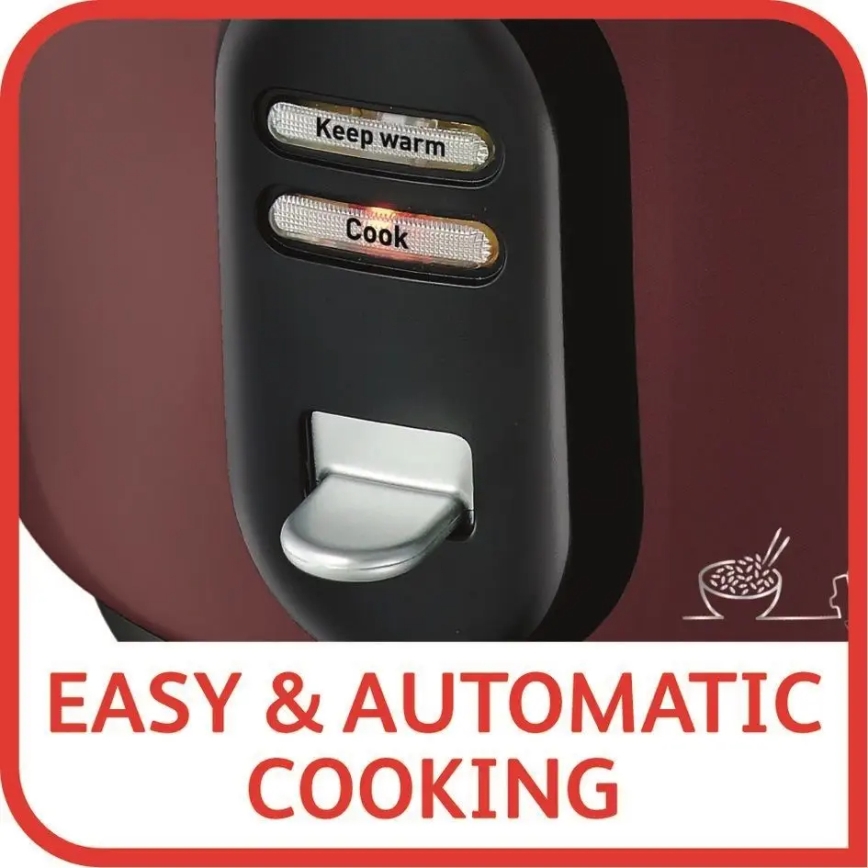 Tefal - Máquina de fazer arroz CLASSIC 600W/230V 5 l preto