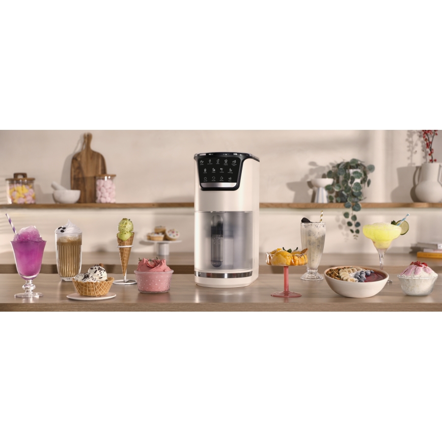 Tefal - Máquina de gelados DOLCI 6W/230V 1 l bege
