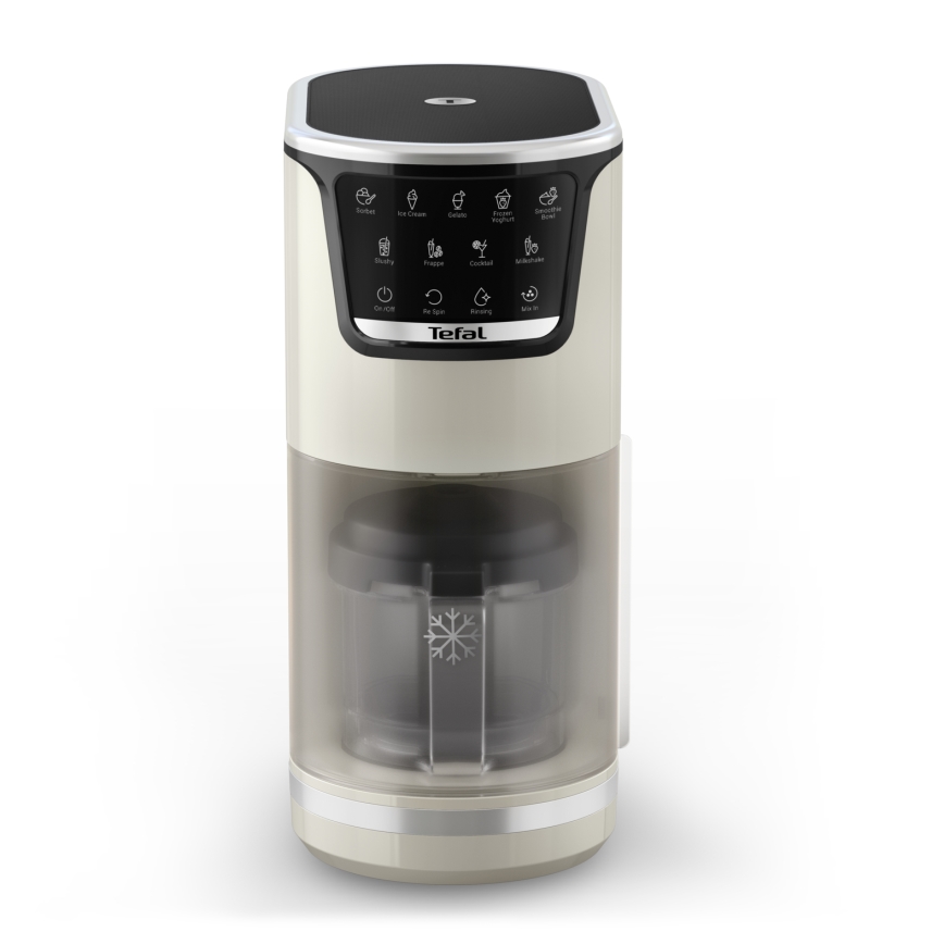 Tefal - Máquina de gelados DOLCI 6W/230V 1 l bege