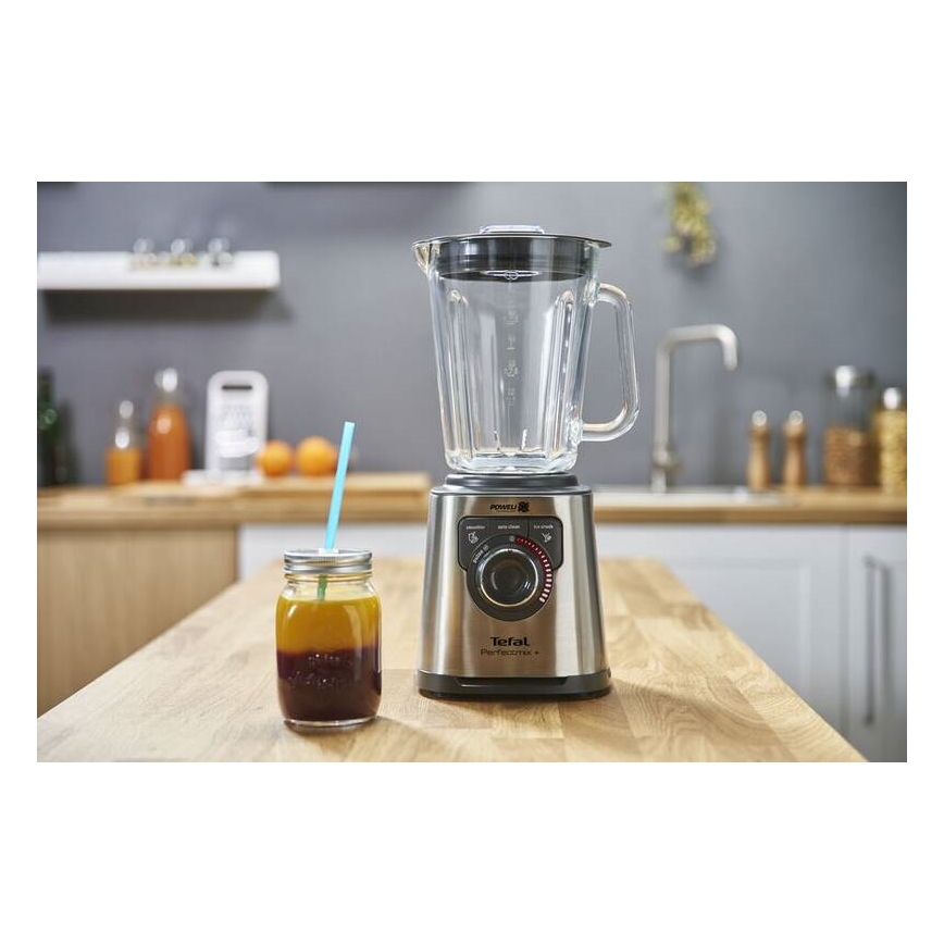 Tefal - Misturadora de mesa 2 l PERFECTMIX+ 1200W/230V cromado mate/preto