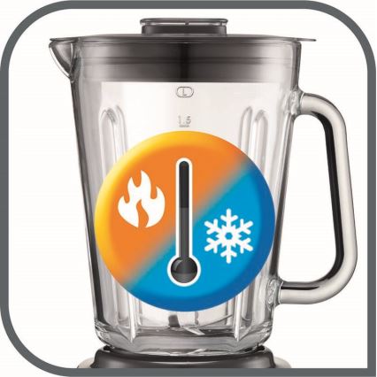 Tefal - Misturadora de mesa 2 l PERFECTMIX+ 1200W/230V cromado mate/preto