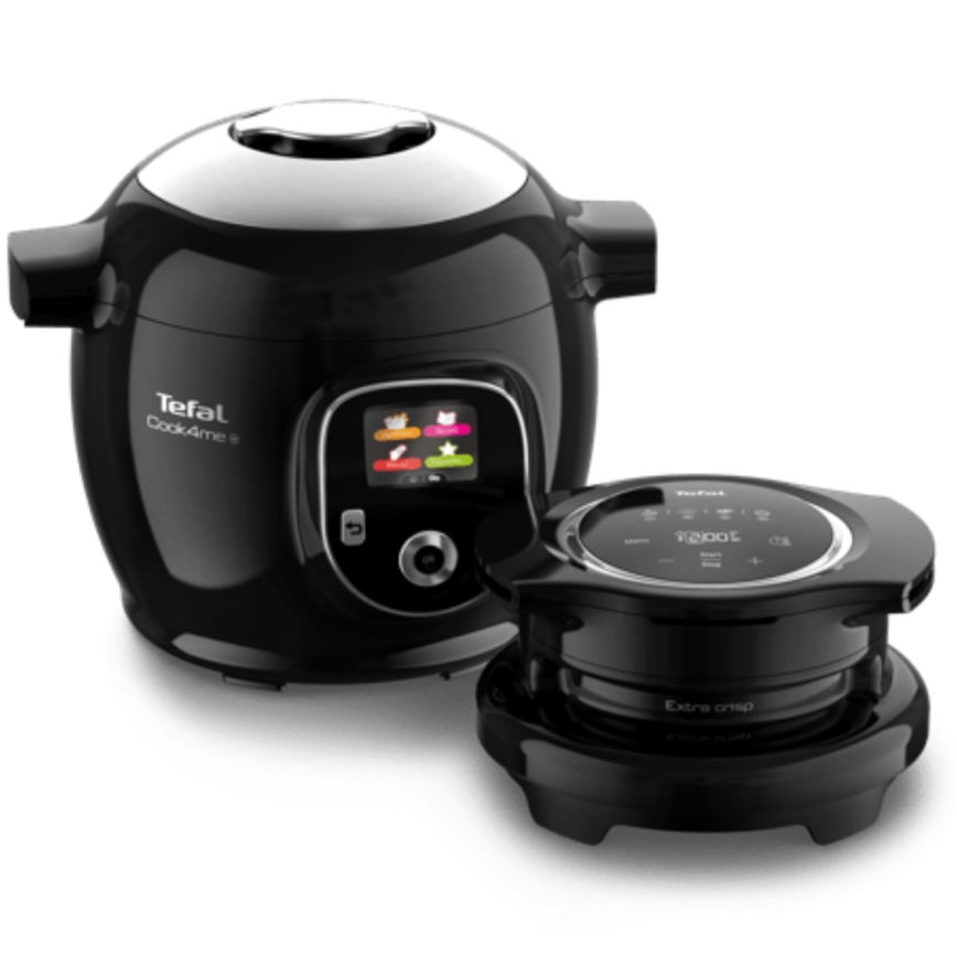 Tefal - Panela de pressão elétrica multifuncional com acessórios 6 l 1600W/230V preta