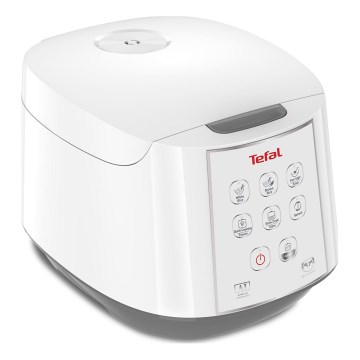 Tefal - Panela de arroz 8 em 1 EASY COOK 750W/230V 5 l branca