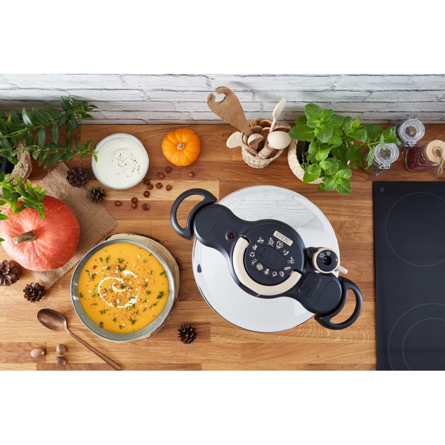 Tefal - Panela de pressão 6 l CLIPSINMINUT' NATURAL ECO RESPECT