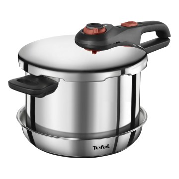 Tefal - Panela de pressão 6 L SECURE TRENDY + conjunto de 5 peças INGENIO EMOTION