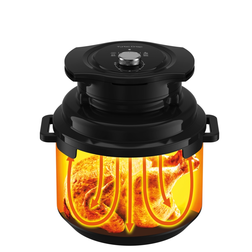 Tefal - Panela de pressão elétrica multifuncional 7,6 l 1200W/230V preta
