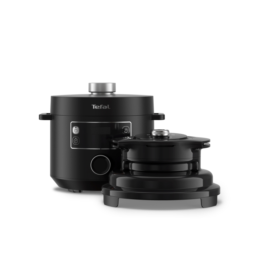 Tefal - Panela de pressão elétrica multifuncional 7,6 l 1200W/230V preta
