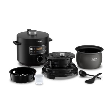 Tefal - Panela de pressão elétrica multifuncional 7,6 l 1200W/230V preta