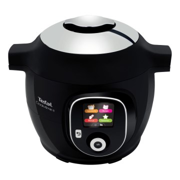 Tefal - Panela de pressão elétrica multifuncional com acessórios 6 l 1600W/230V preta