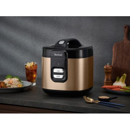 Tefal - Panela eléctrica de arroz COPPERTINTO 600/230V 2 l cobre