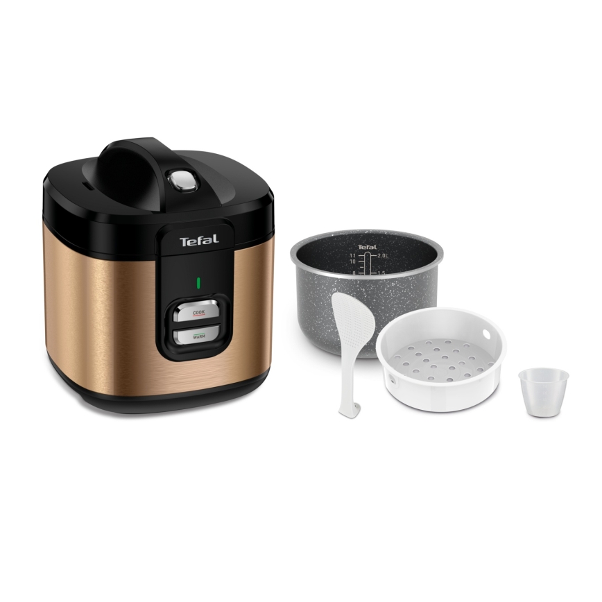 Tefal - Panela eléctrica de arroz COPPERTINTO 600/230V 2 l cobre