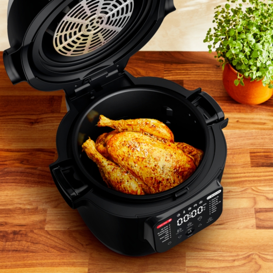 Tefal - Panela multifuncional e fritadeira de ar quente 2 em 1 MULTICOOK ACTIFRY 1334W/230V 6 l