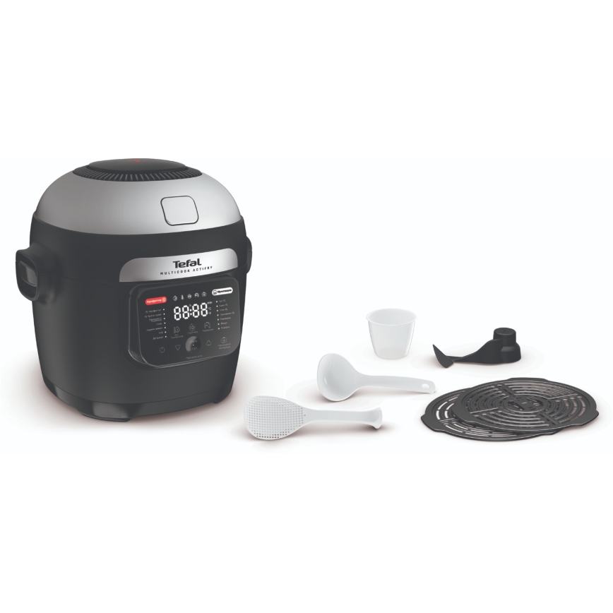 Tefal - Panela multifuncional e fritadeira de ar quente 2 em 1 MULTICOOK ACTIFRY 1334W/230V 6 l