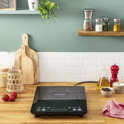 Tefal - Placa de indução EVERYDAY SLIM 2100W/230V preta