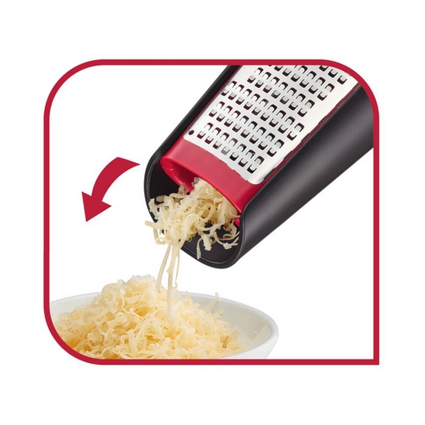 Tefal - Ralador manual de dupla face INGENIO aço inoxidável/preto