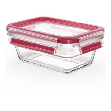 Tefal - Recipiente para alimentos 0,45 l MSEAL GLASS vermelho/vidro