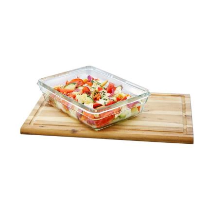 Tefal - Recipiente para alimentos 0,45 l MSEAL GLASS vermelho/vidro
