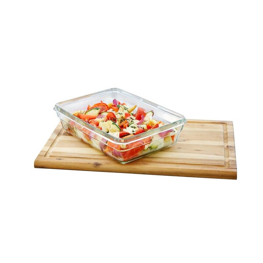 Tefal - Recipiente para alimentos 0,45 l MSEAL GLASS vermelho/vidro