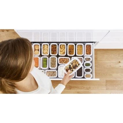 Tefal - Recipiente para alimentos 0,45 l OPTIMA branco/transparente