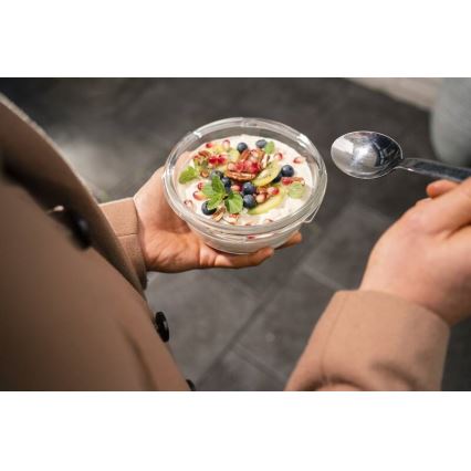 Tefal - Recipiente para alimentos 0,6 l MSEAL GLASS vermelho/vidro