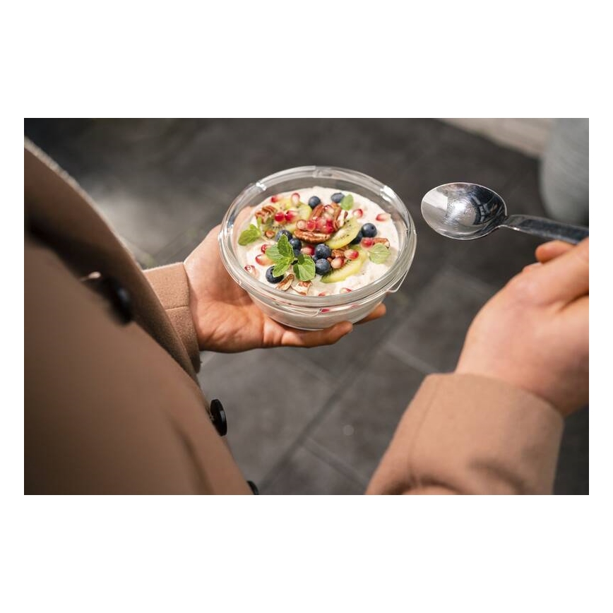 Tefal - Recipiente para alimentos 0,6 l MSEAL GLASS vermelho/vidro