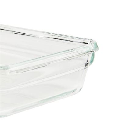 Tefal - Recipiente para alimentos 0,6 l MSEAL GLASS vermelho/vidro