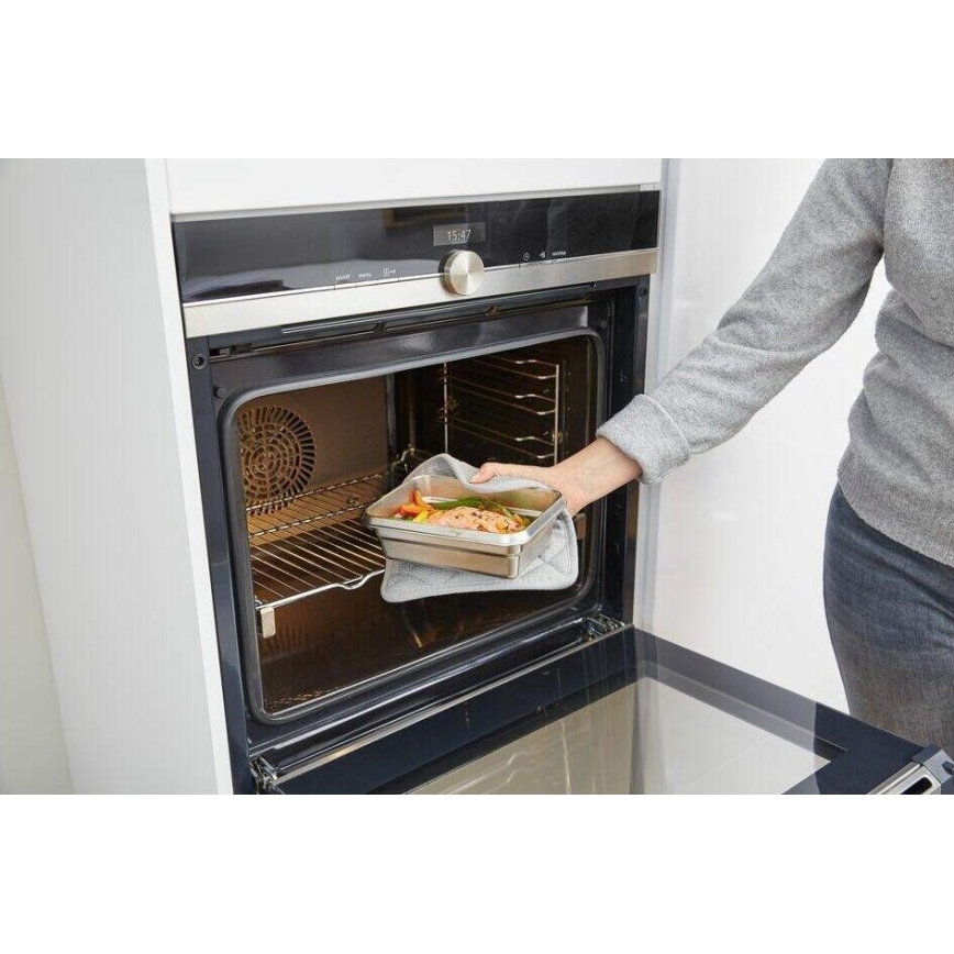 Tefal - Recipiente para alimentos 0,8 l MSEAL STEEL azul/aço inoxidável