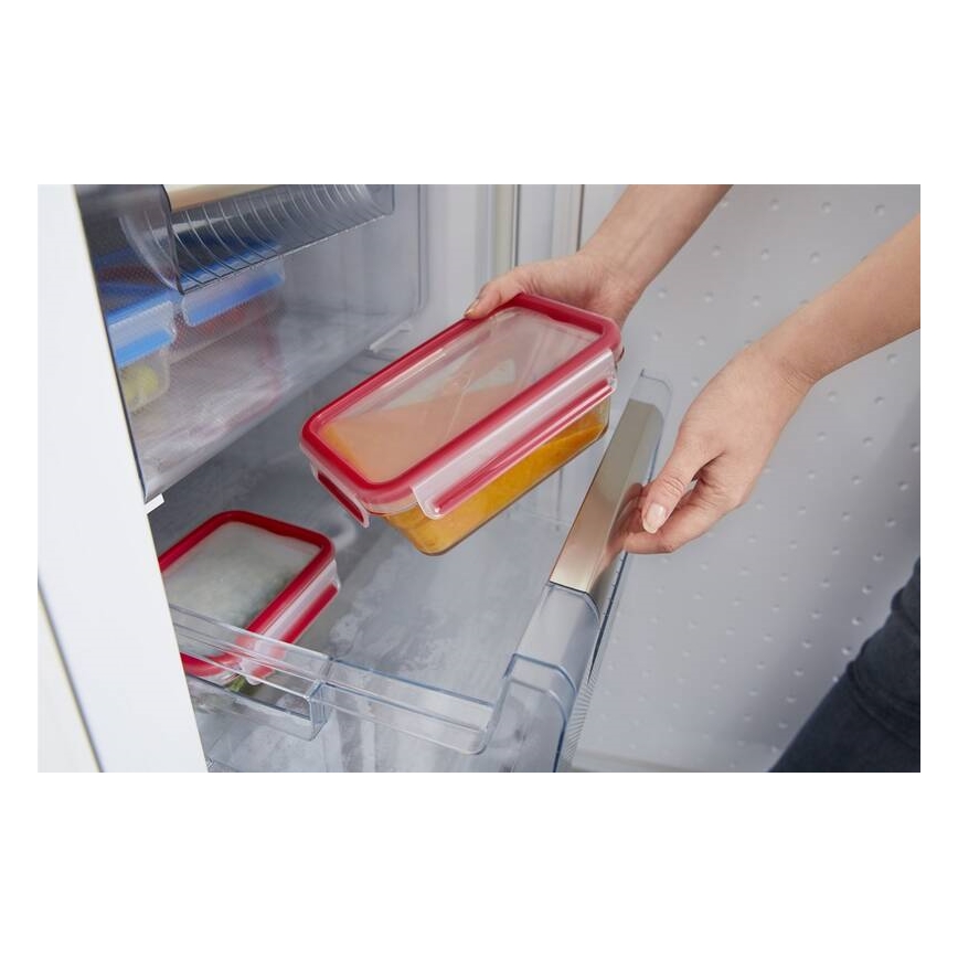 Tefal - Recipiente para alimentos 0,85 l MSEAL GLASS vermelho/copo