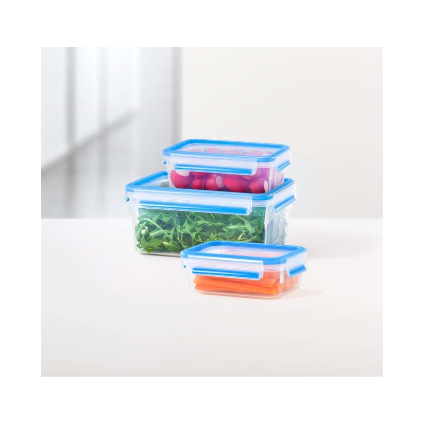 Tefal - Recipiente para alimentos 3,7 l MASTER SEAL FRESH azul