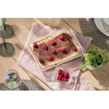 Tefal - Recipiente para alimentos 3 l MSEAL GLASS vermelho/copo