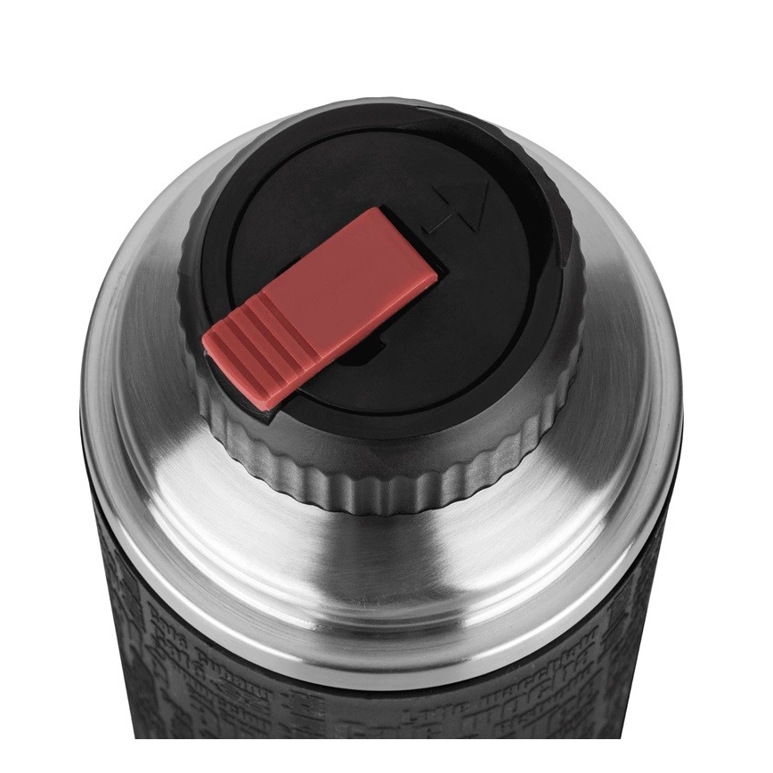 Tefal - Termo com uma caneca 0,5 l SENATOR aço inoxidável/preto