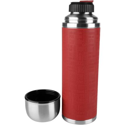 Tefal - Termo com uma caneca 1 l SENATOR aço inoxidável/vermelho